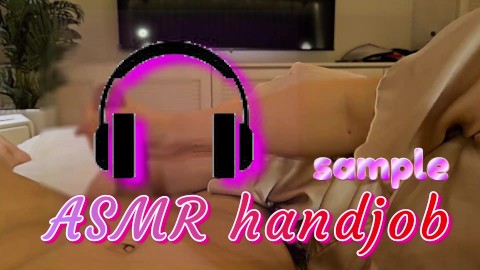 [POV]ASMR Japanese amateur beauty with sweet whispering voice and handjob in binaural