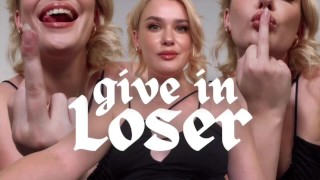 Loser Fetish Mean Girl Blonde Femdom Bully JOI Verbal Humiliation