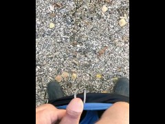 Solo Male Weekend Of Fall Camping Piss Compilation Featuring Indoor & Risky Outdoor Pissing