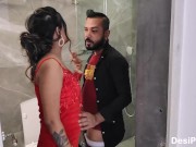 Preview 2 of Indian Couple On Honeymoon Having Sex Hot Young Wife Giving Blowjob