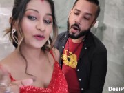 Preview 3 of Indian Couple On Honeymoon Having Sex Hot Young Wife Giving Blowjob