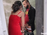 Preview 4 of Indian Couple On Honeymoon Having Sex Hot Young Wife Giving Blowjob