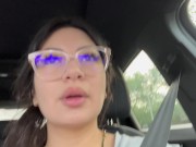 Preview 2 of Latina Drives Around In Public With Cum On Her Face After Sucking The Soul Out Of Him!!!