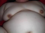 Preview 6 of Beautiful albino chubby handjob with pink pussy