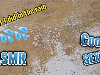 An Einem Sehr Regnerischen Tag | Ich Pinkelte Im Regen | Asmr-Ausgabe Von Rain