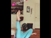 Preview 1 of 💞Nia Teal💞 tries yoga