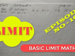 Limit Math Teach by Bikash Educare Episode no 10