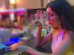 Снял проститутку на улице и выебал ее во все щели, кончил на лицо 2/16