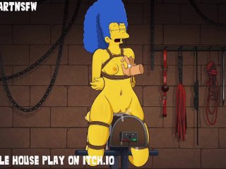 60fps, moaning, cumshot, marge simpson