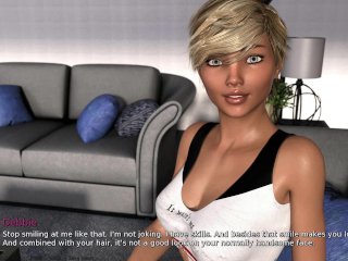blonde girl, visual novel, sex game, uncensored