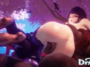 Preview 3 of Raiden Shogun from Genshin Impact Fucked by Mitachurl Hentai 3D Baal