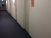 Preview 2 of Guy masturbate in the hotel corridor cumshot