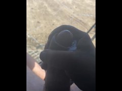 Jerkin my meat, cum shot