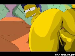 Marge Simpson with Homer