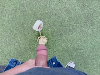 exclusive, outside, big cock, point of view