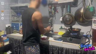 Pinoy Fun Hot Horny Stepbrother Can Cook And Cum Shy Brother Kapatid Nilamon Chupaan And Kantot