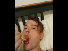 Deepthroat practice - Screenshot 3 of 16 - Sissy Trainer