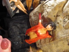 FUCVph3 Sarah Twain(& friends) Red Lingerie just-the-cumshots edit