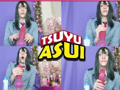 Tsuyu Asui Gives A Froppy Handjob (MY HERO ACADEMIA)