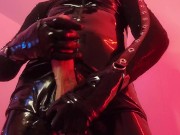 Preview 2 of Catexcyberdoll - Big Black dildo giving me a hard anal orgasm on my face