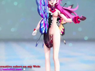 Rozaliya Olenyeva Honkai Impact 3rd Double Insect Hentai Nude Sex Dance Pink Cat MMD 3D Blonde Hair