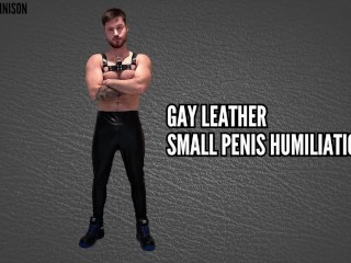 Gay Leather Small Penis Humiliation