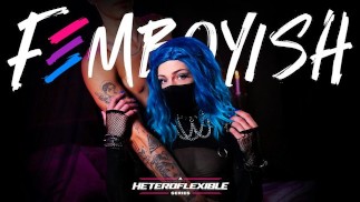 HETEROFLEXIBLE - Goth Femboy Edward Terrant Rides Straight College Footballer Angel Elias' Fat Cock