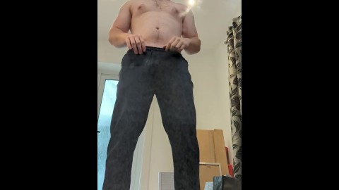 SOUND UP - Let this big white guy slam his huge cock down your throat WITH MOANING