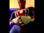 Preview 1 of gay spiderman cums for you 💦