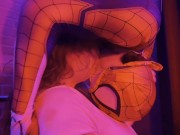 Preview 2 of The Amazing Spiderman Webs BBW Megan Daw