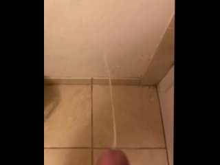 cumshot, vertical video, solo male, bathroom