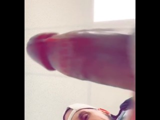 Over View Cumshot at Work