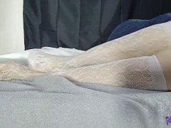 milf with white socks, teasing sock fetish, cute feet and toes, small feet pawg, pawgtenshi