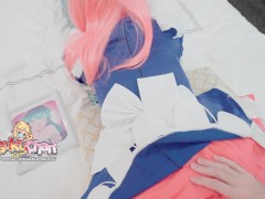 王者妲己女仆慾火中燒蜜汁臀自慰小穴蜜水沾枕头无套狗幹内射中出cos小妹 - Screenshot 13 of 16 - Chinese