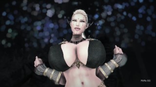 La giganta invocando - Especial de Halloween - Skyrim-GTS