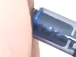 cum twice in toy, solo male, mature, amateur
