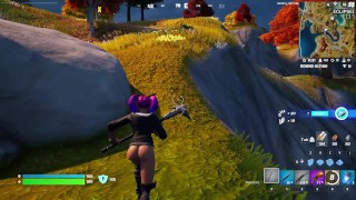 Playing Fortnite In Lace Pantless