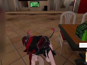 Preview 2 of Vtuber slut gets fucked while playing vrchat by her simp
