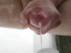 Closeup Slow Motion Tgirl Cumming on Your Face