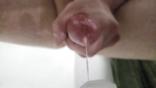 Closeup Slow Motion Tgirl Cumming on Your Face