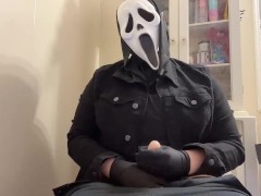 Ghost face jacking off - Screenshot 4 of 16 - Cosplay Masturbation
