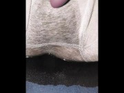 Preview 4 of NEVERENDING SQUIRT - Watch Me Make A HUGE Mess In My Grey Boxers Shorts!! I Can't Stop Cumming!!
