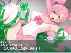 【#02それいけ！エロリーナ 実況(体験版)】「んんっ！？イラマチオ・挿入されてイかされてしまい・・(アニメーション同人エロゲー 淫乱魔法〇女と復活の商店街） - Screenshot 13 of 16 - Hentai Anime