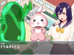 【#02それいけ！エロリーナ 実況(体験版)】「んんっ！？イラマチオ・挿入されてイかされてしまい・・(アニメーション同人エロゲー 淫乱魔法〇女と復活の商店街） - Screenshot 16 of 16 - 巨乳