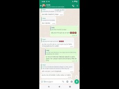 Conversa do WhatsApp caiu na net - Amigas falando putaria
