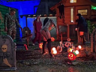 kourtney love horror story and rough sex- halloween special screenshot number 1