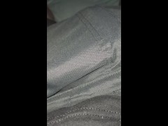 There's a wild anaconda inside my shorts and it wants to cum!