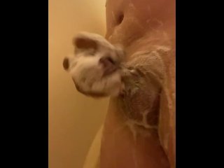 vertical video, shower, fetish, bathroom