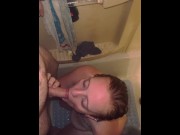 Preview 2 of Daddy gets blowjob in the shower