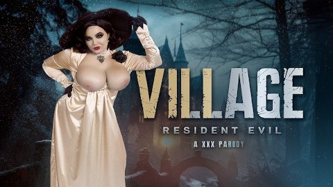 Natasha Nice con curvas mientras LADY DIMITRESCU está lista para enseñarte una lección en RESIDENT EVIL VILLAGE XXX